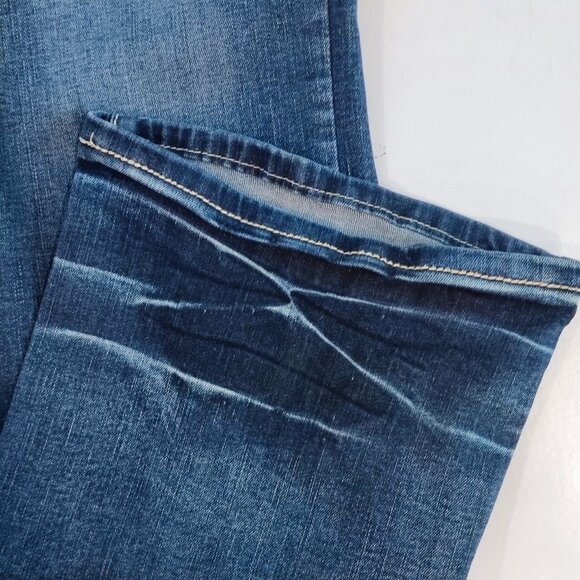 Sexy Couture jeans Boot cut stretch dark wash denim women's junior size 15 - Picture 12 of 16